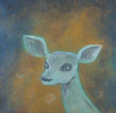 Original Figurative Animal Painting by Iva Dukic