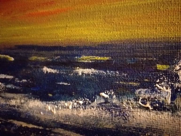 Original Figurative Seascape Painting by Claudie Nedelec