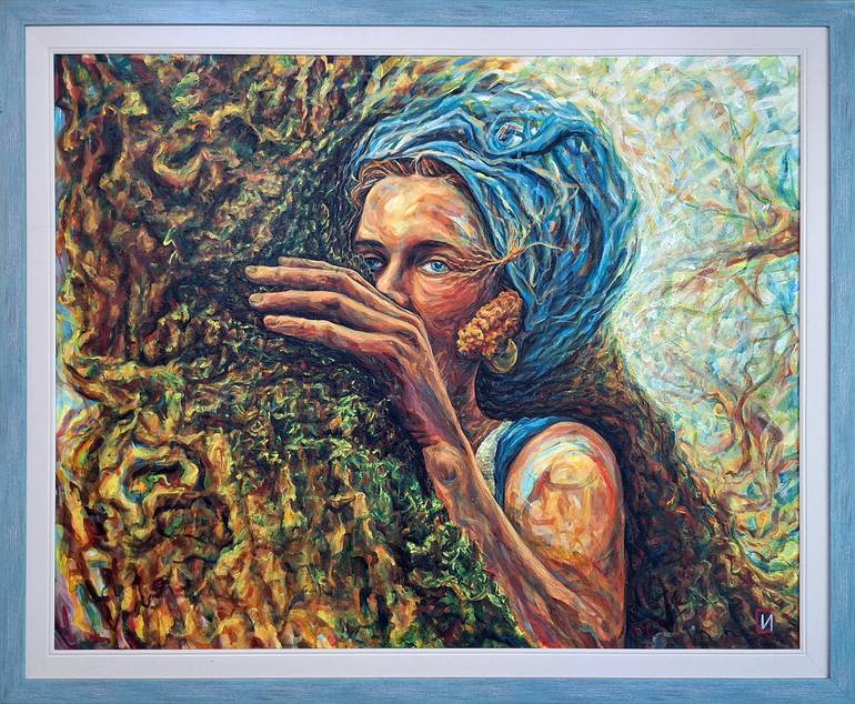 Original Realism Women Painting by Igor Stevic