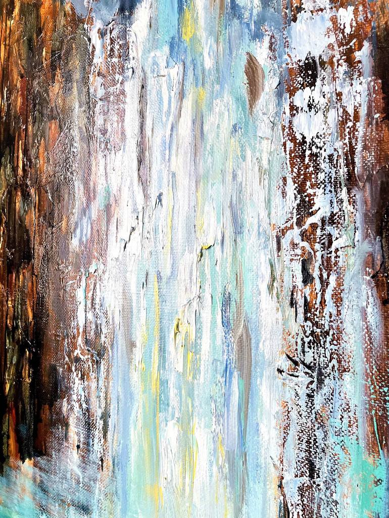 Original Abstract Expressionism Landscape Painting by Anastasiya Krokhmal