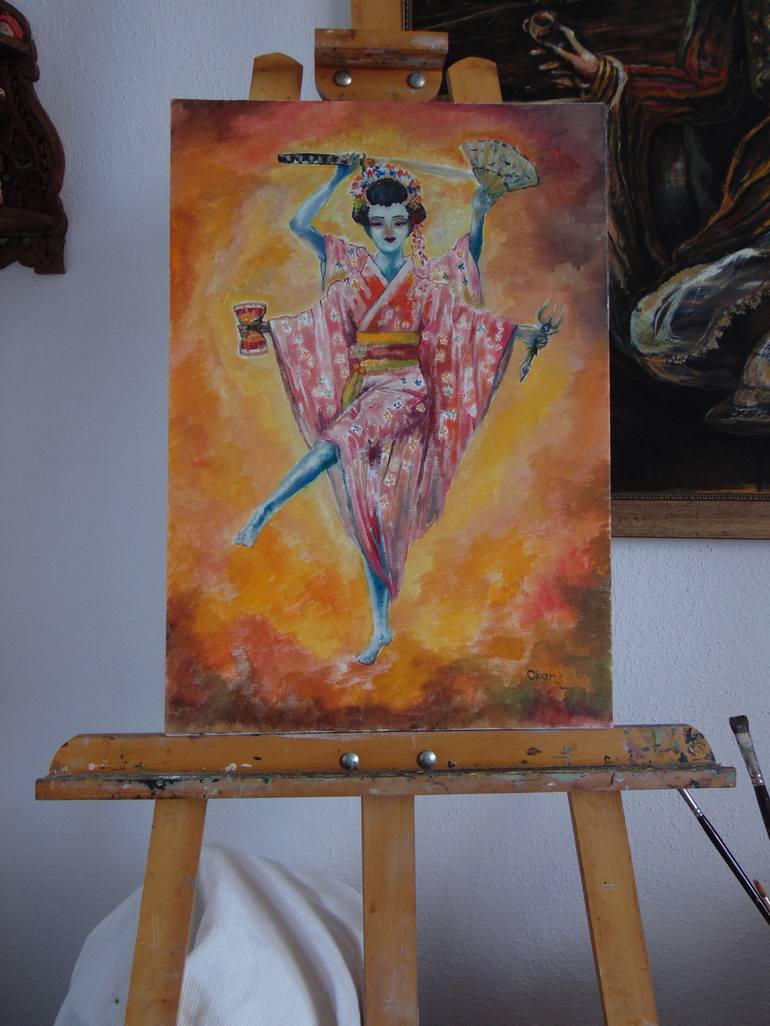 Original Figurative Religion Painting by Okan Ayyildizakal