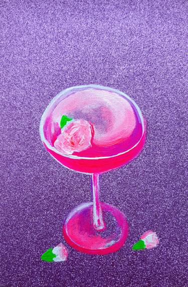 Original Abstract Food & Drink Paintings by Katwrina Golban