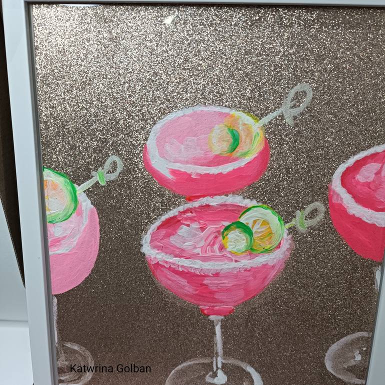 Original Conceptual Food & Drink Painting by Katwrina Golban