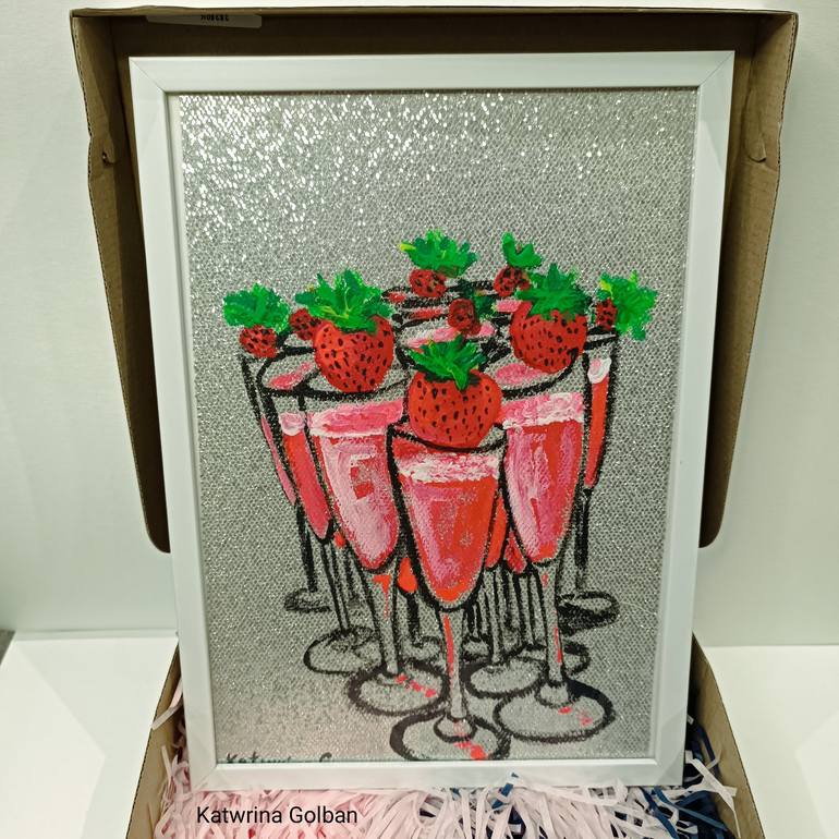 Original Contemporary Food & Drink Painting by Katwrina Golban