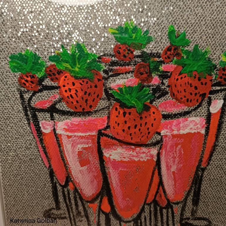 Original Contemporary Food & Drink Painting by Katwrina Golban
