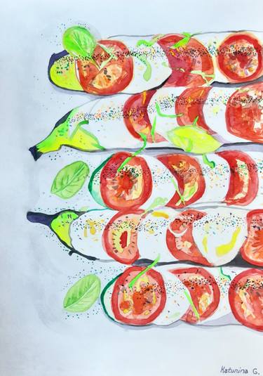 Print of Conceptual Food & Drink Paintings by Katwrina Golban