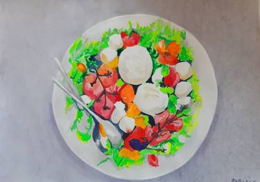 Original Conceptual Food Paintings by Katwrina Golban