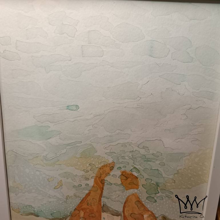 Original Conceptual Erotic Painting by Katwrina Golban