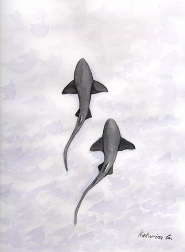 Print of Conceptual Fish Paintings by Katwrina Golban