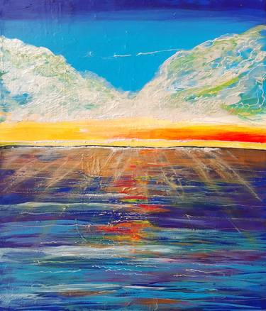 Print of Conceptual Seascape Paintings by Katwrina Golban