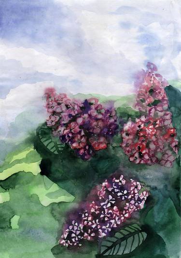 Original Floral Paintings by Katwrina Golban