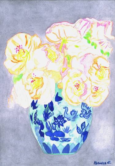 Print of Floral Paintings by Katwrina Golban