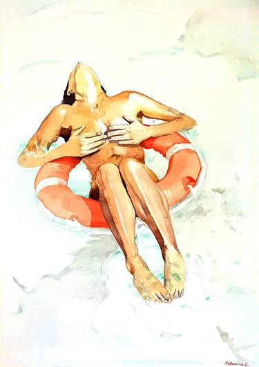 Print of Conceptual Erotic Paintings by Katwrina Golban