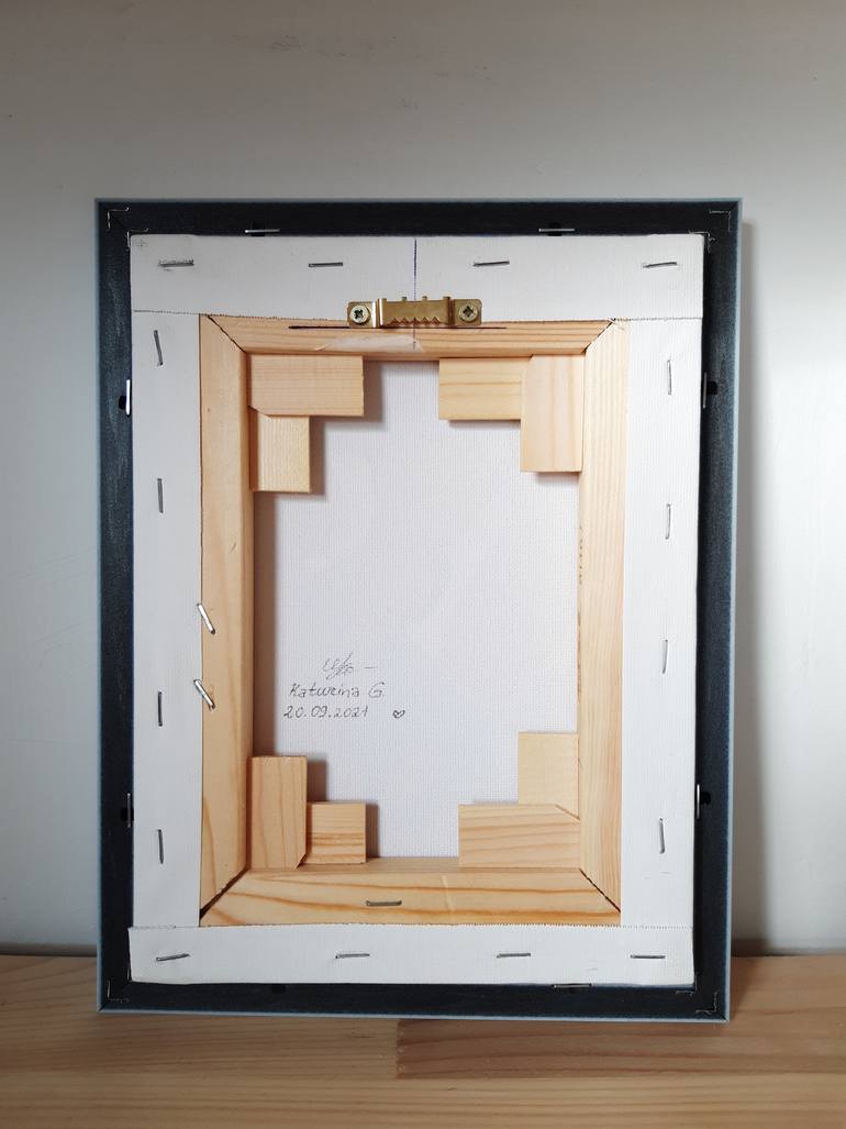 Original Conceptual Animal Painting by Katwrina Golban