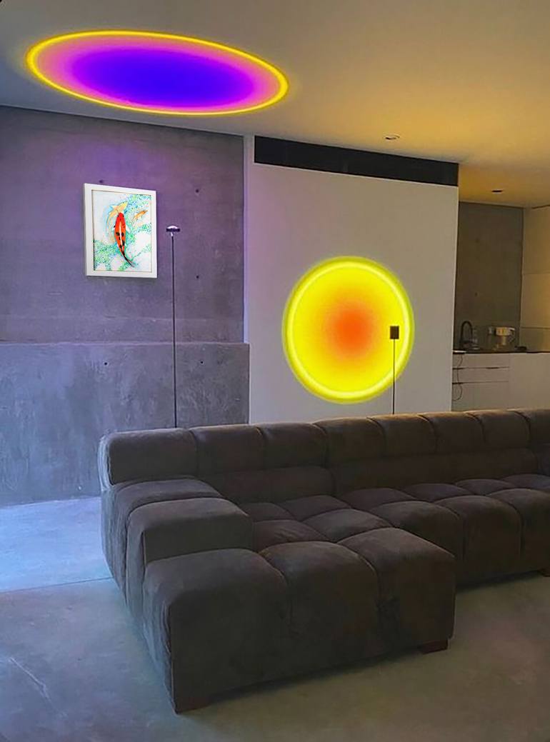 Original Abstract Expressionism Animal Painting by Katwrina Golban