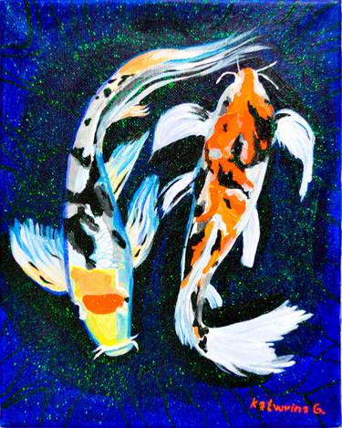 Print of Impressionism Fish Paintings by Katwrina Golban