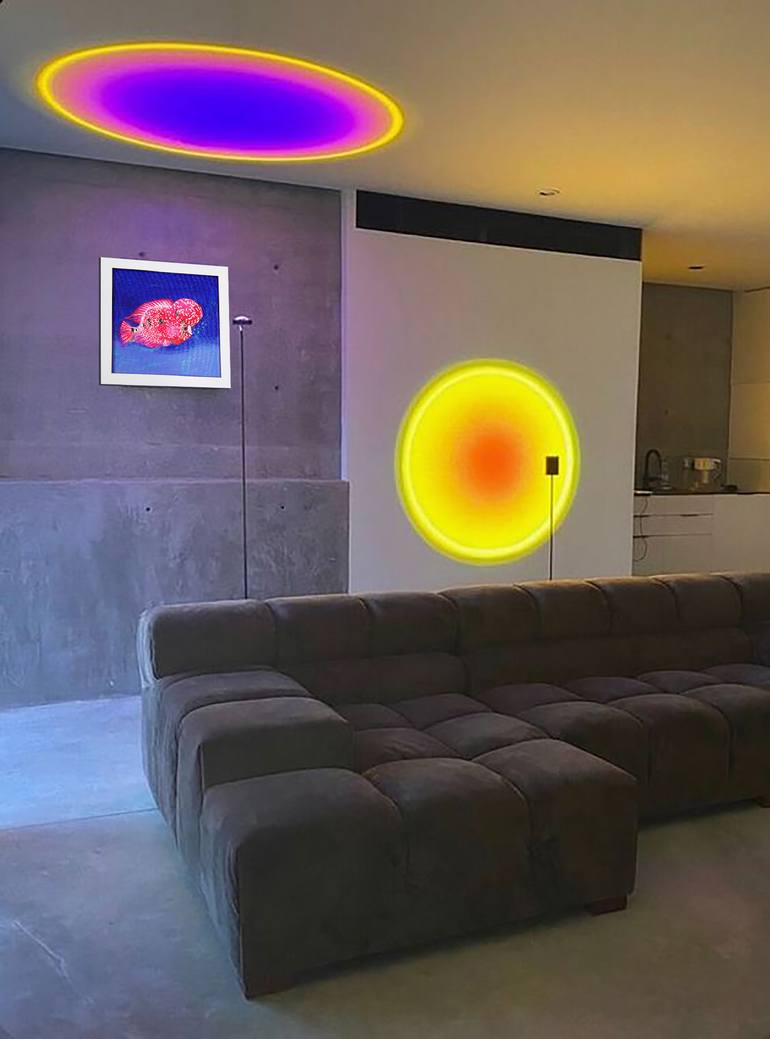 Original Expressionism Abstract Painting by Katwrina Golban