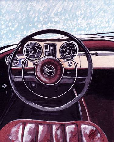 Print of Automobile Paintings by Katwrina Golban