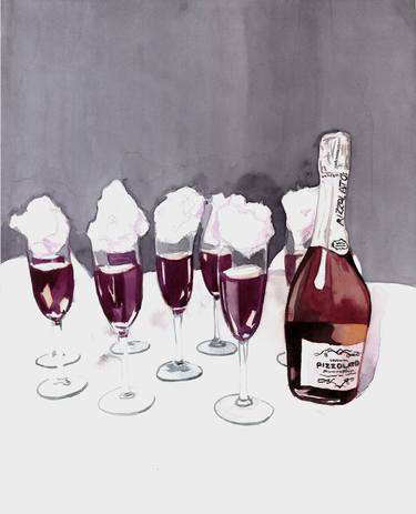 Print of Fine Art Food & Drink Printmaking by Katwrina Golban