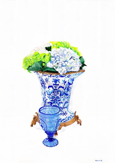 Painting Vase blue thumb