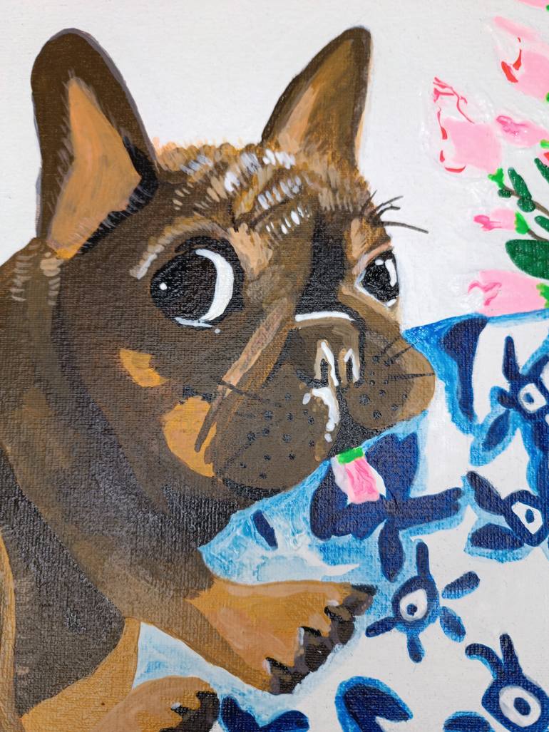 Original Contemporary Animal Painting by Katwrina Golban