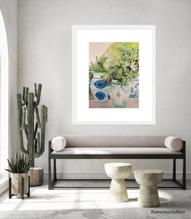 Original Botanic Painting by Katwrina Golban