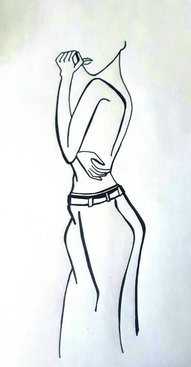 Print of Body Drawings by Cait Moloney