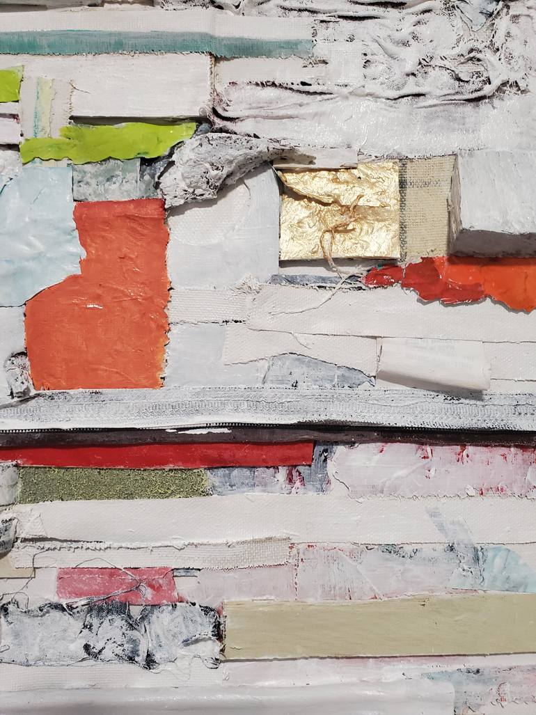 Original Abstract Collage by Carolina Ramos