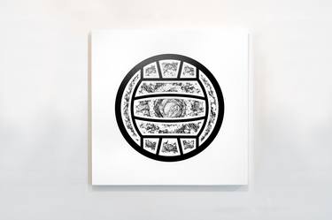 Original Black & White Sports Printmaking by Neil Carter