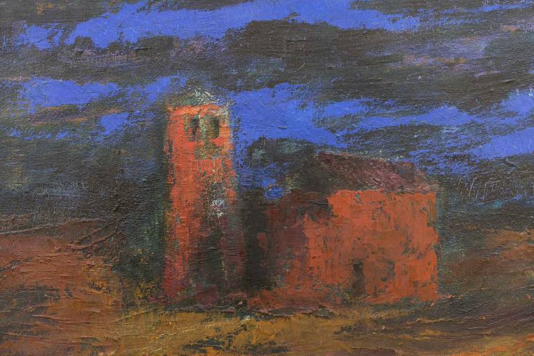 Original Abstract Landscape Painting by Jose Manuel Chamorro