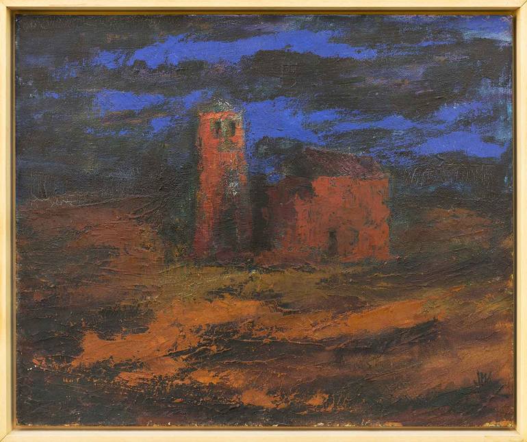 Original Abstract Landscape Painting by Jose Manuel Chamorro