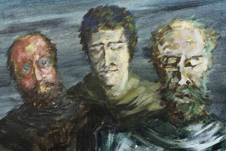 Original Expressionism Pop Culture/Celebrity Painting by Jose Manuel Chamorro
