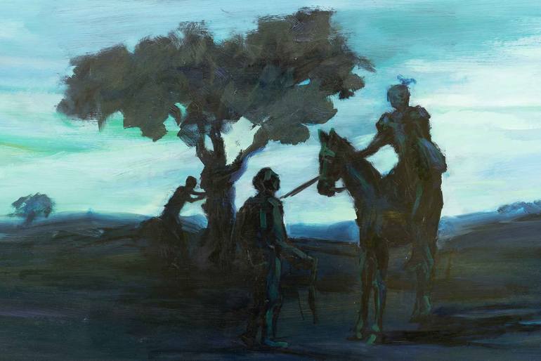 Original Expressionism Pop Culture/Celebrity Painting by Jose Manuel Chamorro