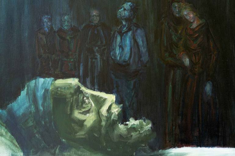 Original Expressionism Pop Culture/Celebrity Painting by Jose Manuel Chamorro