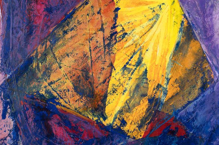 Original Abstract Expressionism Abstract Painting by Jose Manuel Chamorro