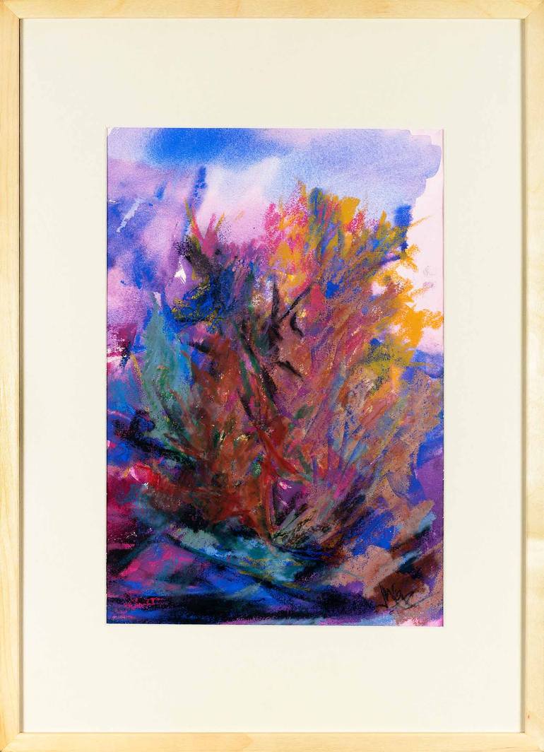Original Abstract Expressionism Abstract Painting by Jose Manuel Chamorro