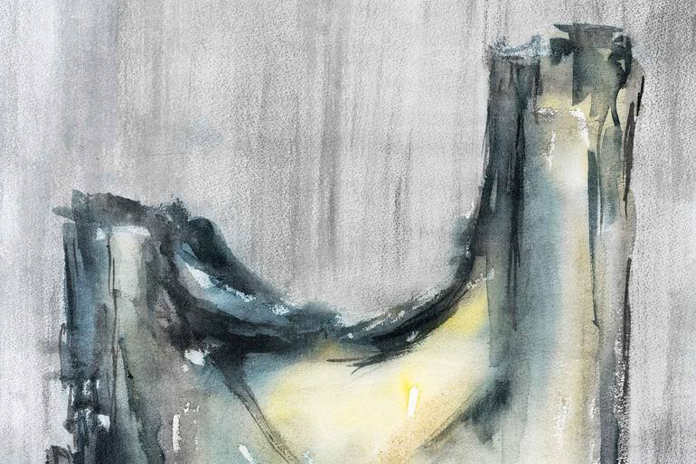 Original Abstract Expressionism Abstract Painting by Jose Manuel Chamorro