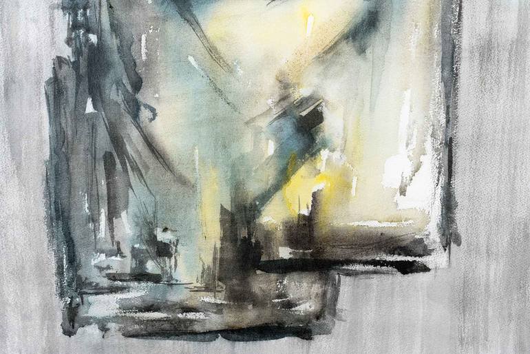 Original Abstract Expressionism Abstract Painting by Jose Manuel Chamorro