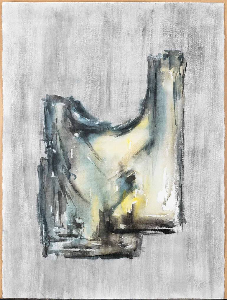 Original Abstract Expressionism Abstract Painting by Jose Manuel Chamorro