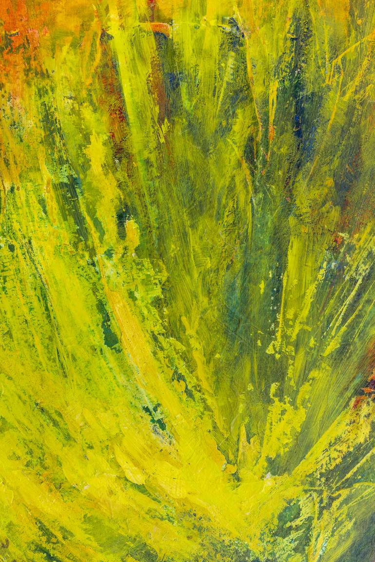 Original Abstract Botanic Painting by Jose Manuel Chamorro