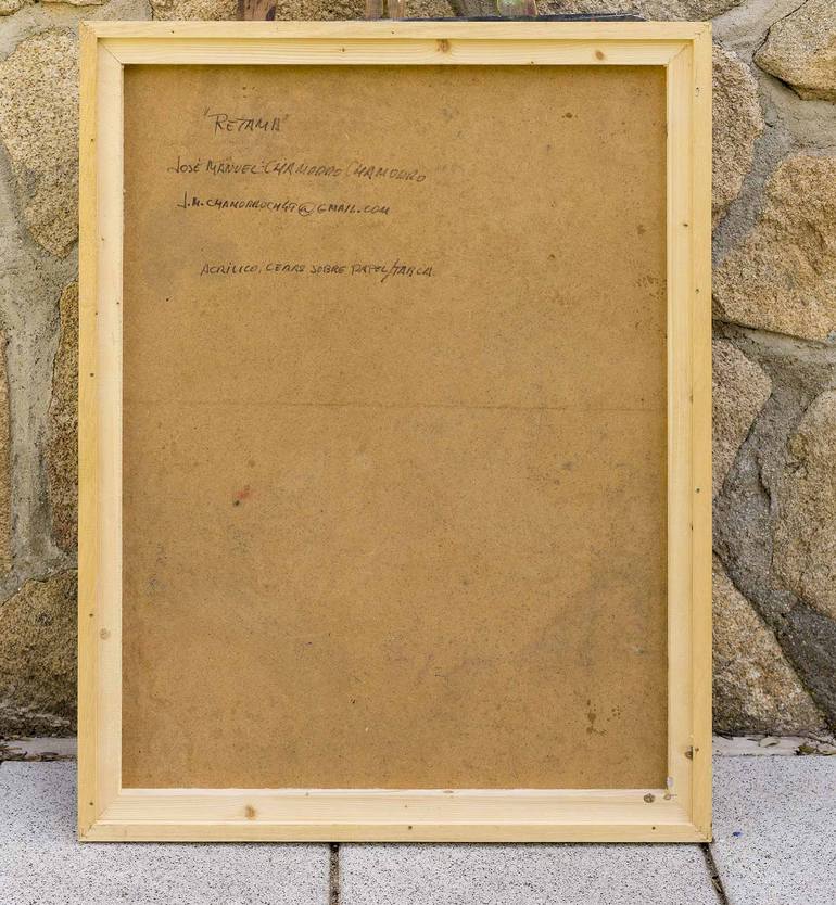 Original Abstract Botanic Painting by Jose Manuel Chamorro