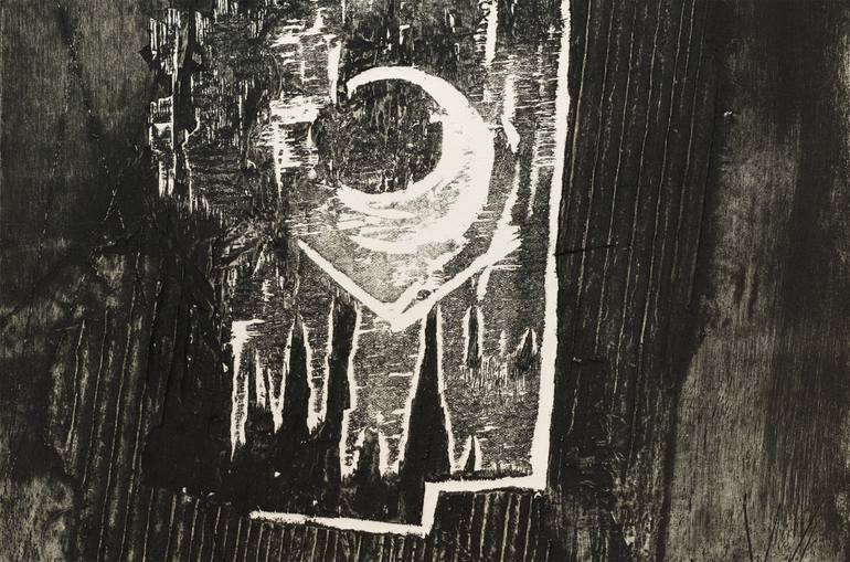 Original Expressionism Men Printmaking by Jose Manuel Chamorro