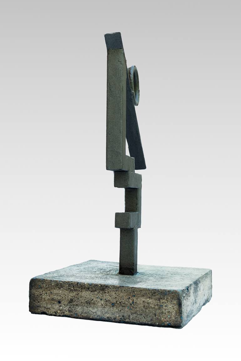 Original Minimalism Geometric Sculpture by Jose Manuel Chamorro