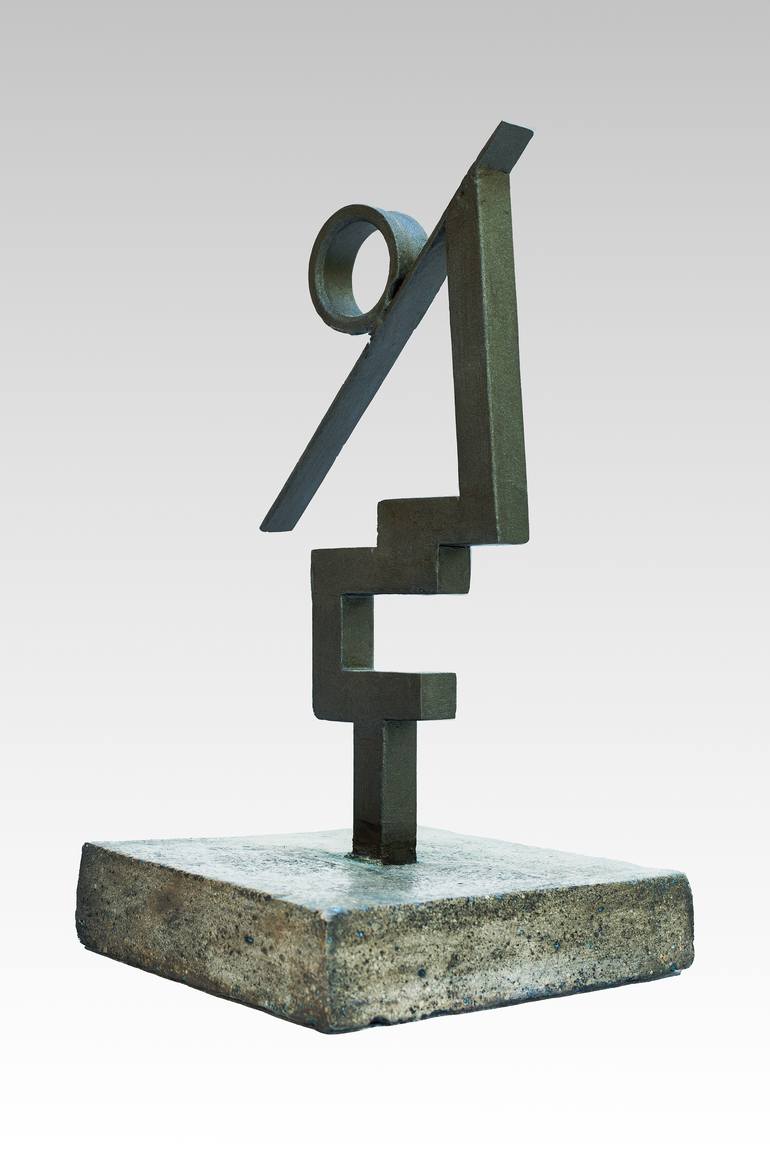 Original Minimalism Geometric Sculpture by Jose Manuel Chamorro