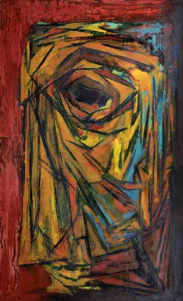 Print of Expressionism Portrait Paintings by Jose Manuel Chamorro