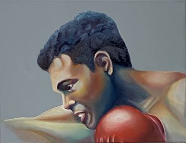 Original Figurative Sports Paintings by Jean McGuire