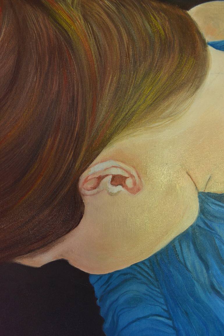 Original Figurative People Painting by Adriana Vilcu