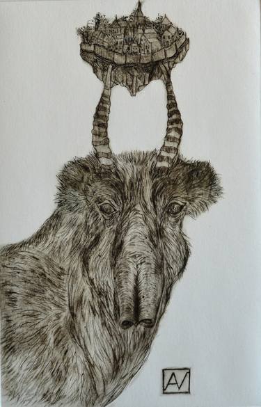 Print of Animal Printmaking by Adriana Vilcu