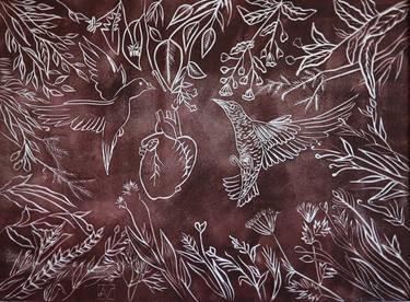 Original Nature Printmaking by Adriana Vilcu