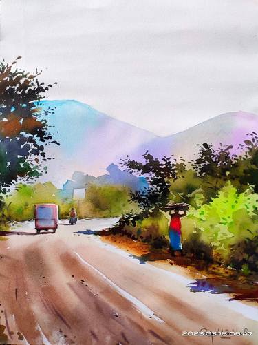 Original Landscape Drawings by Rajesh Manimala
